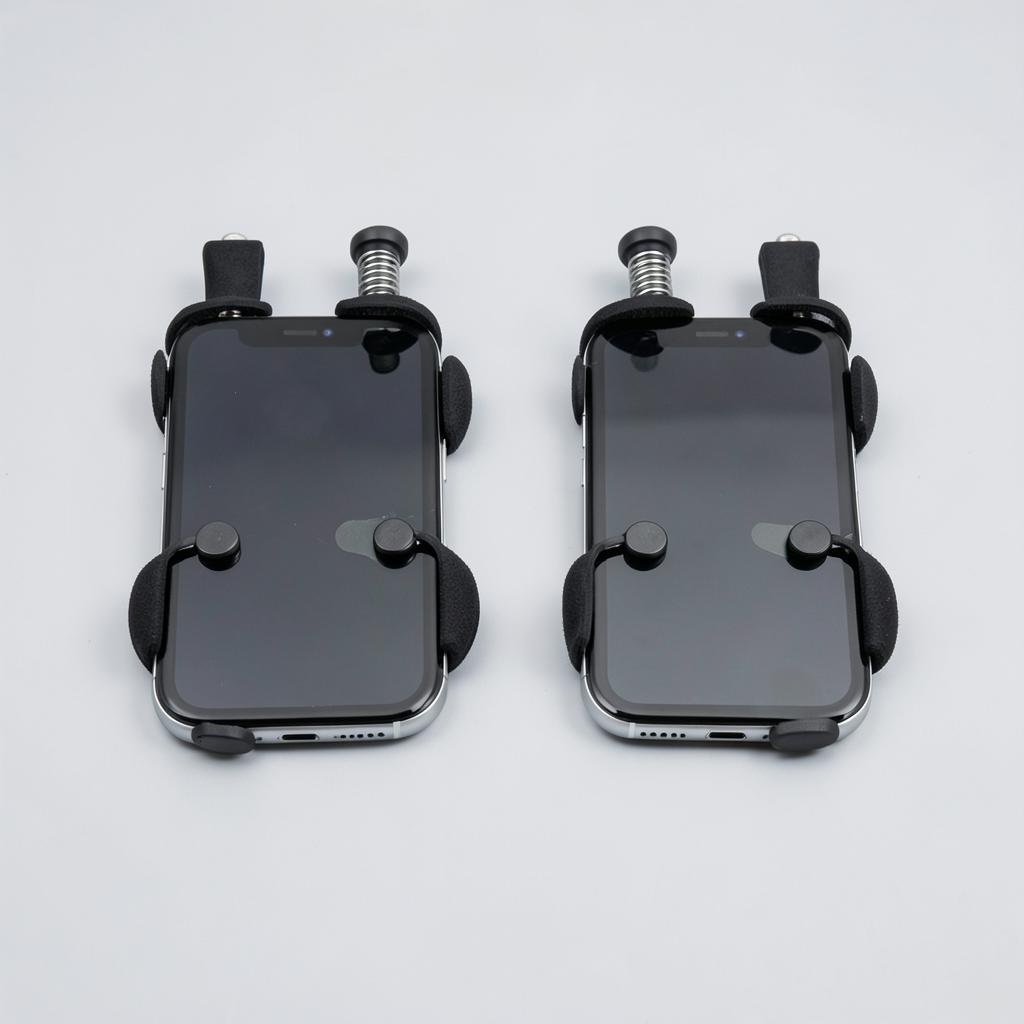 4-piece adjustable phone screen fastening clamp set
